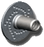 CEMB TIP TOP (veleno diametras Ø40 mm) Flanšinė prispaudimo plokštė TSP Nr. 2 su pneumatinio užspaudimo rankena spalvota be pirštų. 5X98 5X105 5X108 5X110 5X115 5X12065 5X135 5X15495